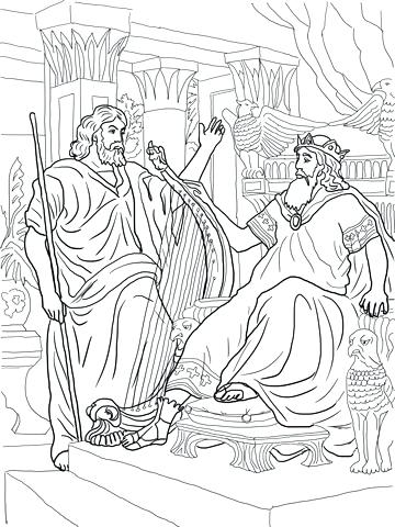 360x480 King David Printable Coloring Pages King And Coloring Page Free