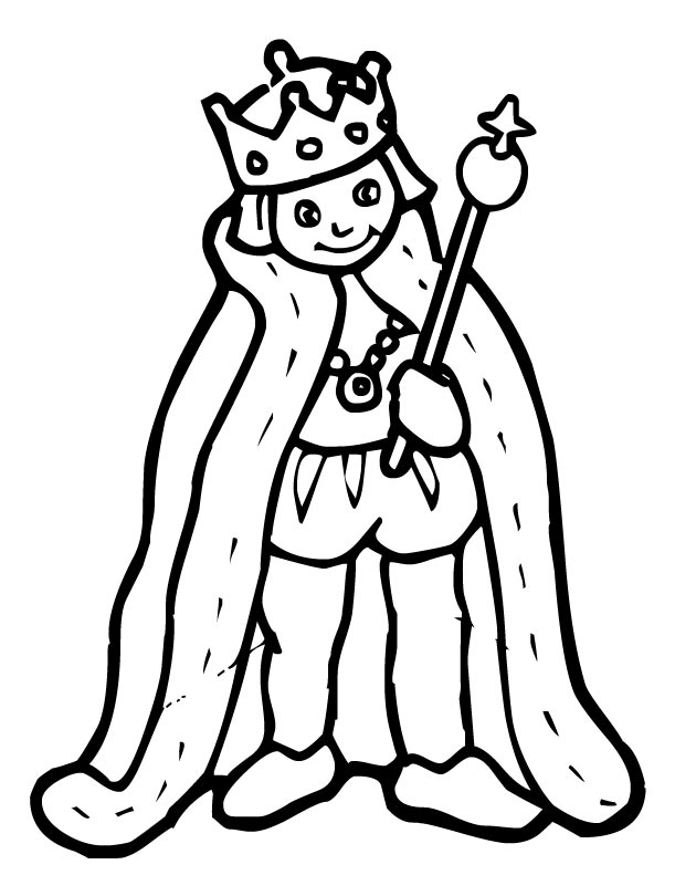 630x810 Printable King Coloring Page