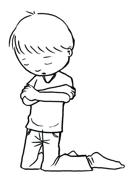 432x600 Child Praying Coloring Page Unique Praying Coloring Pages
