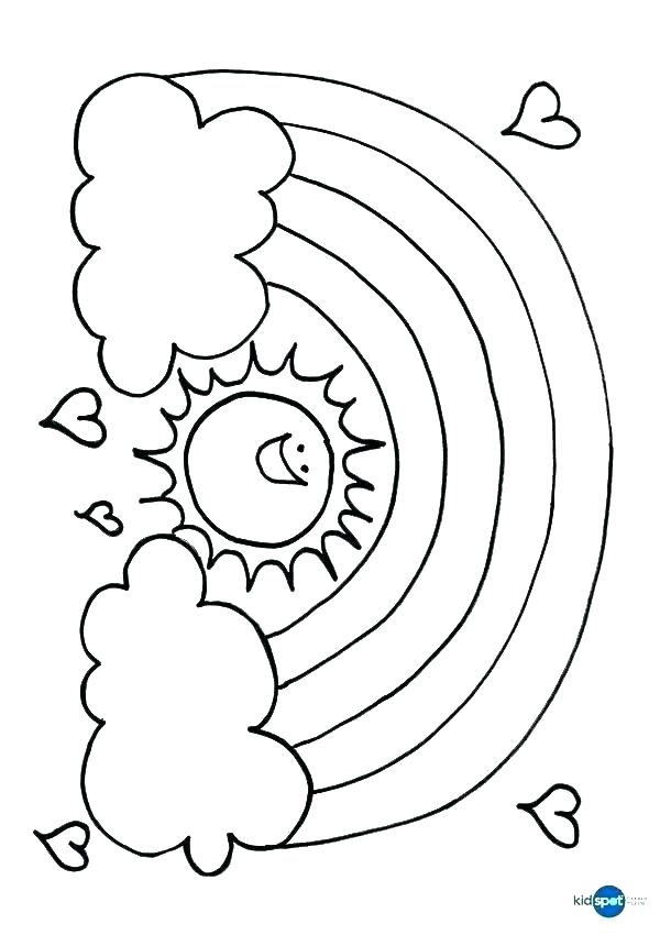 Rainbow Coloring Template 600x850 Rainbow Coloring Template