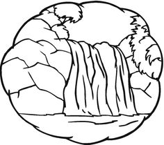 Waterfall Coloring Sheets 236x210 Waterfall Coloring Sheets