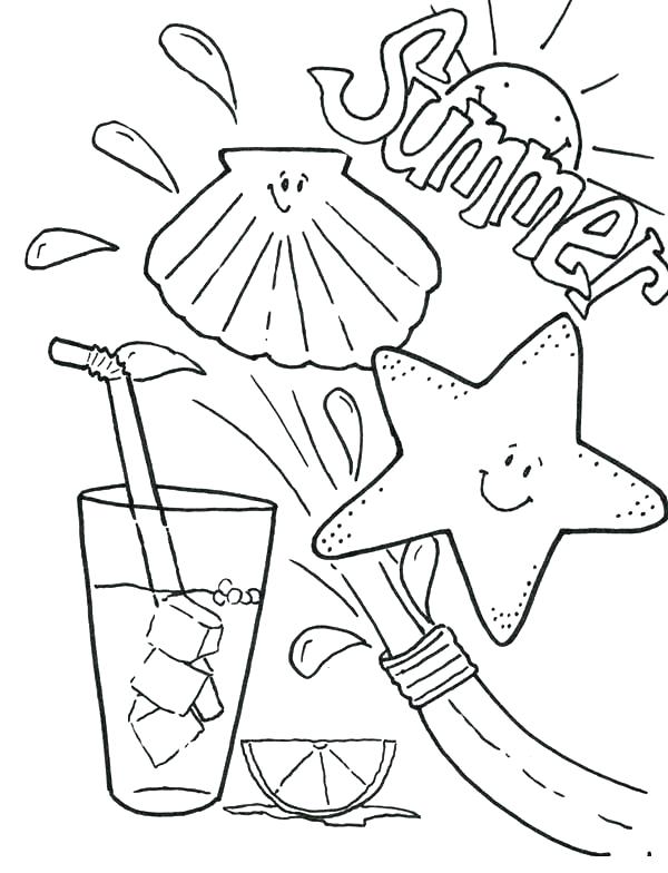 600x784 2015 Coloring Page Summer Camp Coloring Pages Summertime Coloring