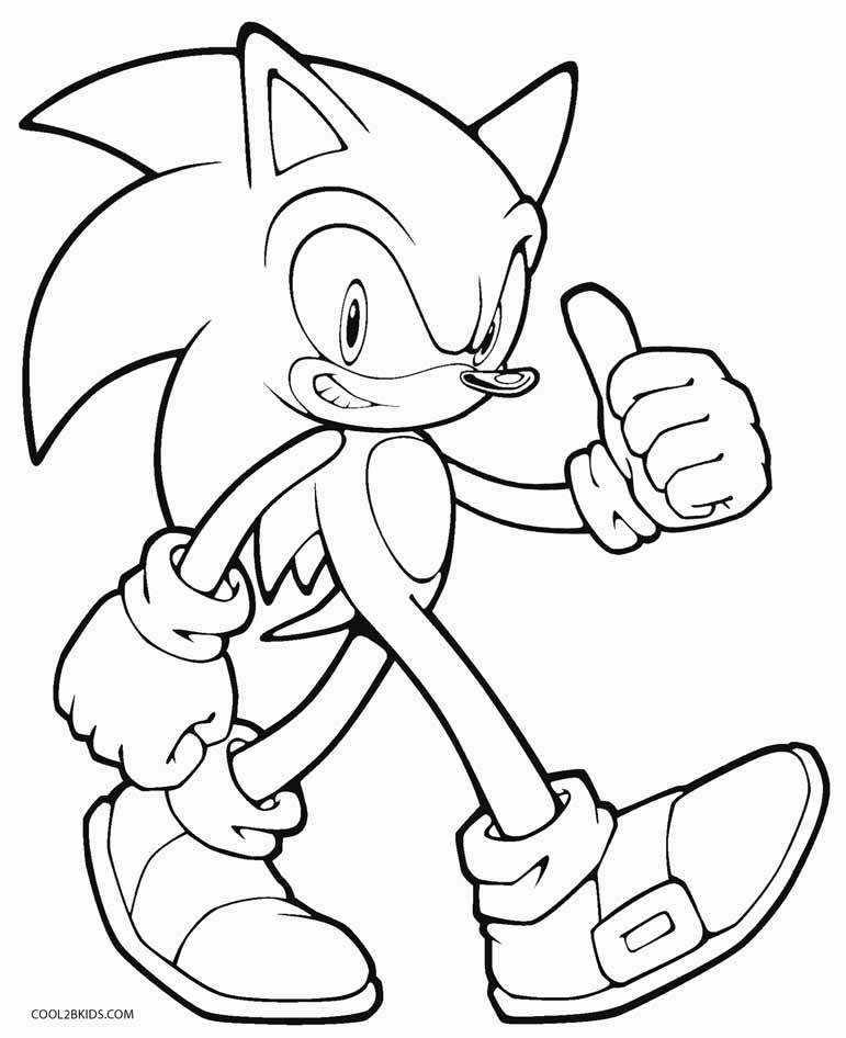 Printable Sonic Coloring Pages For Kids Cool2bkids 771x946 Printable Sonic Coloring Pages For Kids Cool2bkids