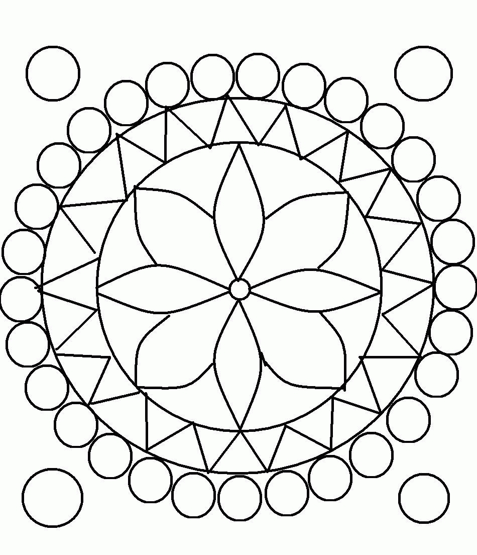 Unique Flower Mosaic Coloring Pages Design Printable Coloring Sheet 950x1104 Unique Flower Mosaic Coloring Pages Design Printable Coloring Sheet