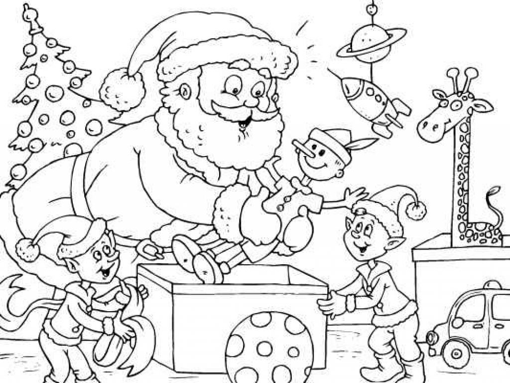 1024x768 Hd Wallpapers Christmas Coloring Pages 4 U Atf Earecom Press