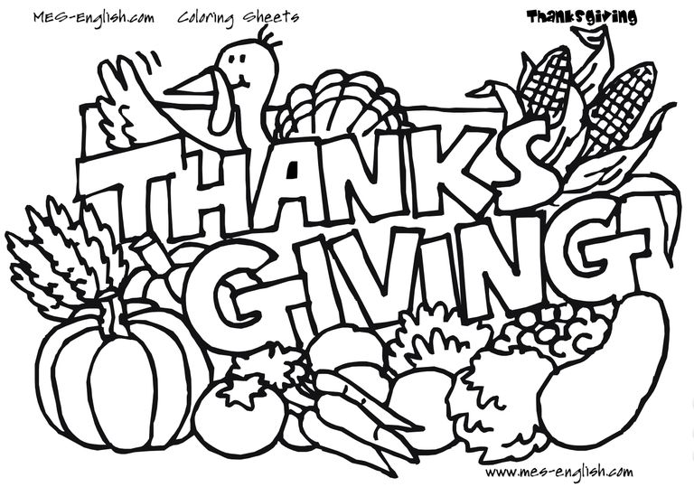 Thanks Giving Coloring Sheets Excellent Thanksgiving Coloring Page 768x539 Thanks Giving Coloring Sheets Excellent Thanksgiving Coloring Page