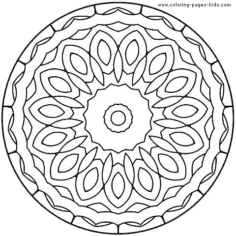 Abstract Coloring Pages For Kids Printable Mandala Coloring Sheets 480x480 Abstract Coloring Pages For Kids Printable Mandala Coloring Sheets