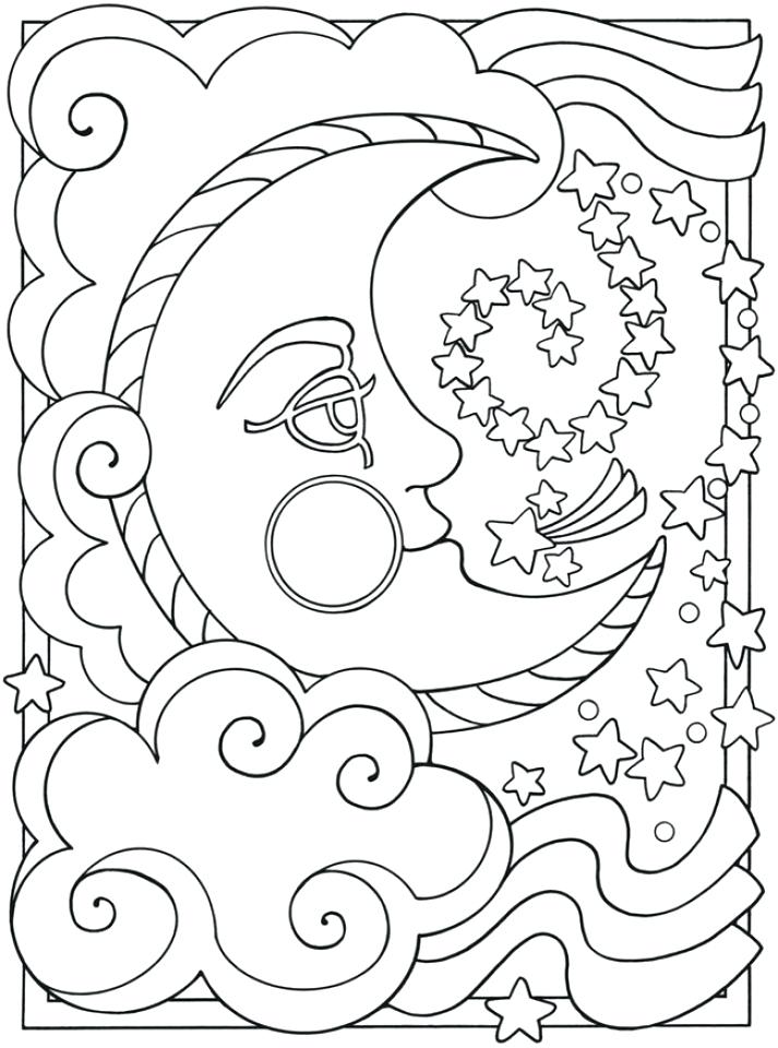 713x960 Space Coloring Pages Adults Printable Get This Sheets Pdf Murs