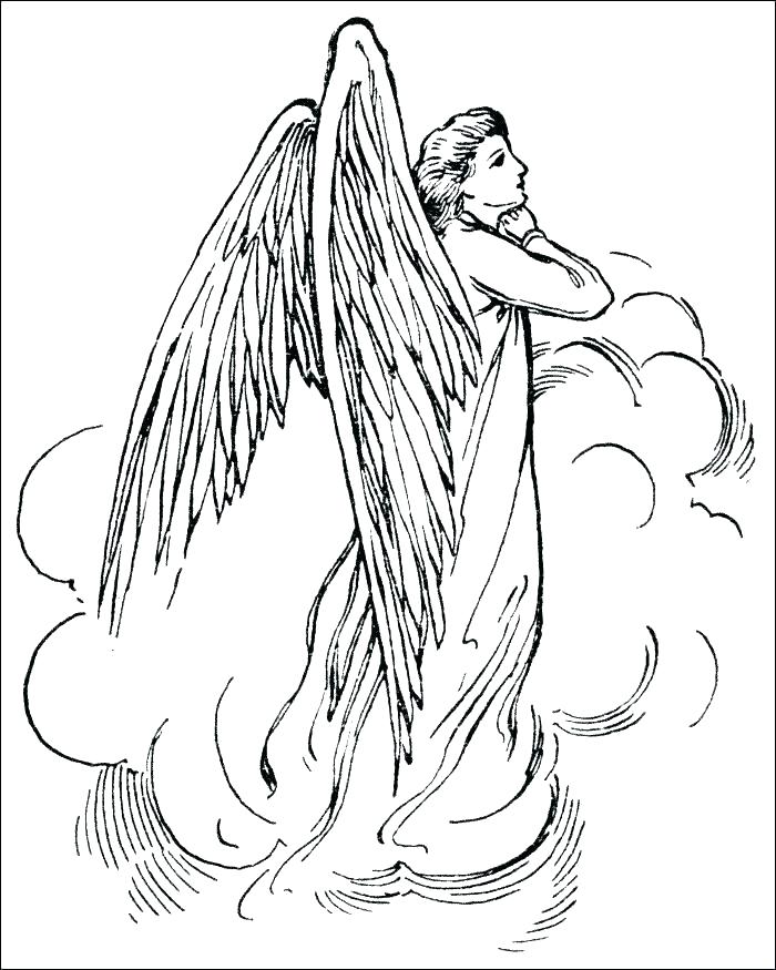 700x875 Angels Coloring Pages Print Free Angel Coloring Pages Angels