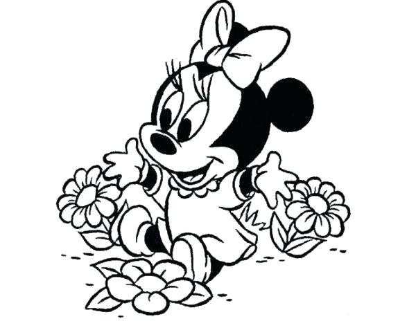 Free Coloring Pages Baby Disney Characters Of Cute Flower 600x474 Free Coloring Pages Baby Disney Characters Of Cute Flower