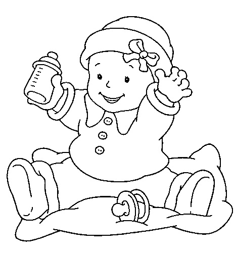 465x509 Baby Girl Colouring Pages Ba Girl Coloring Pages Murderthestout