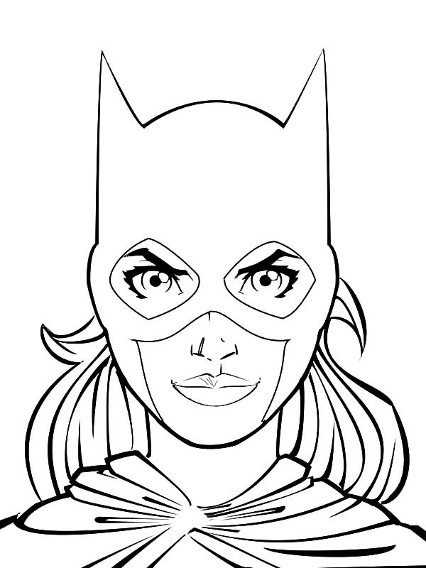 600x800 Batgirl And Supergirl Coloring Pages, Batgirl Coloring Page