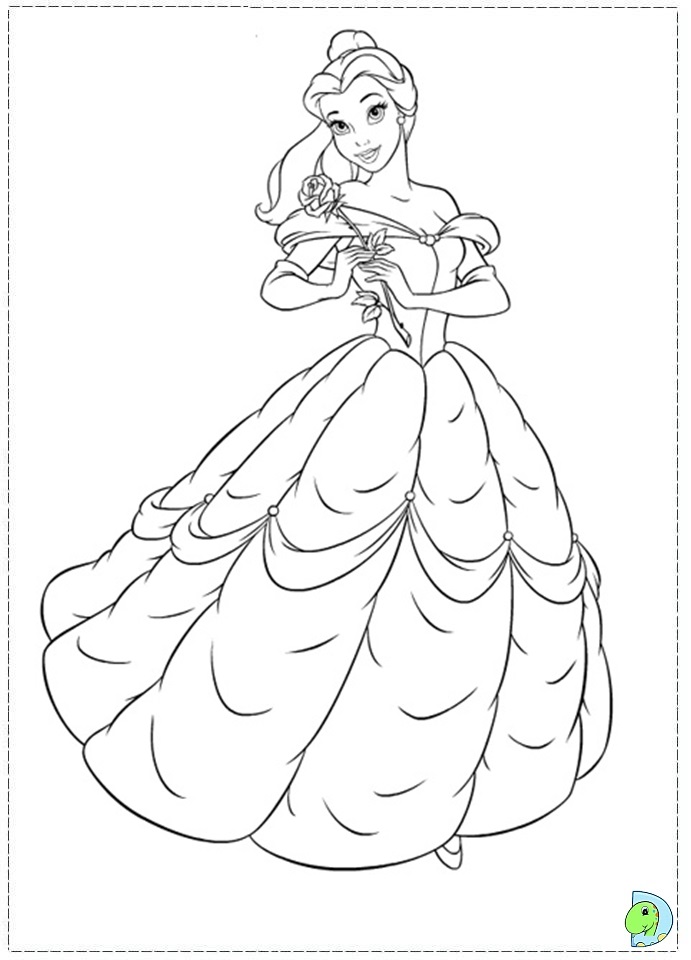 Disney Beauty And The Beast Coloring Pages 691x960 Disney Beauty And The Beast Coloring Pages