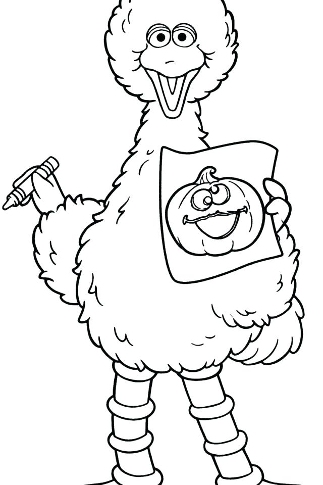 640x960 Bird Coloring Pages To Print Big Bird Coloring Pages Printable