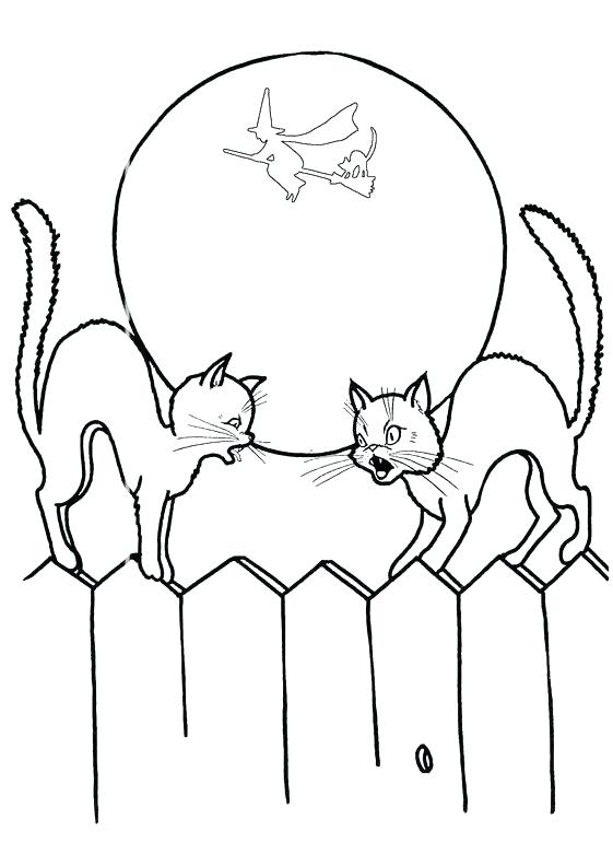 561x770 Disney Halloween Coloring Pages Pumpkin Black Cat Coloring Pages