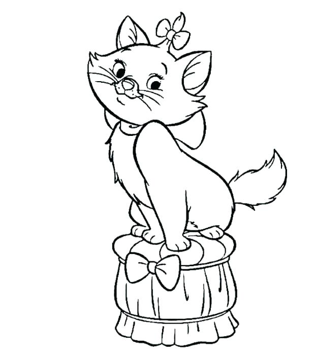 618x706 Black Cat Coloring Pages
