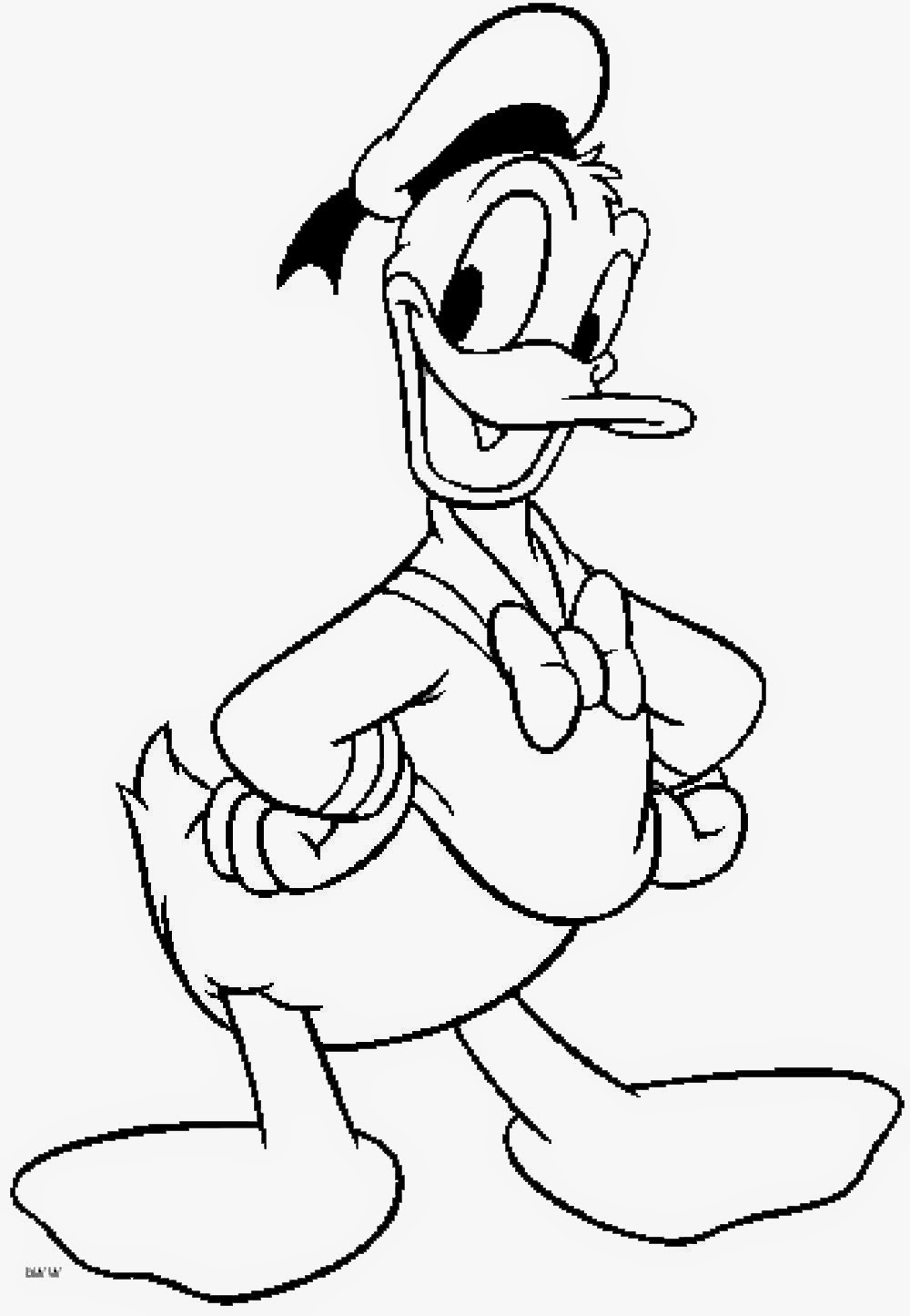 1000x1445 Coloring Blog For Kids Donald Duck Coloring Pages