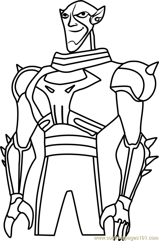 528x800 Brother Blood Coloring Page