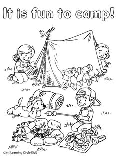 Camping Coloring Page {Freebie}draw Yourself In The Picture. Write 236x314 Camping Coloring Page {Freebie}draw Yourself In The Picture. Write