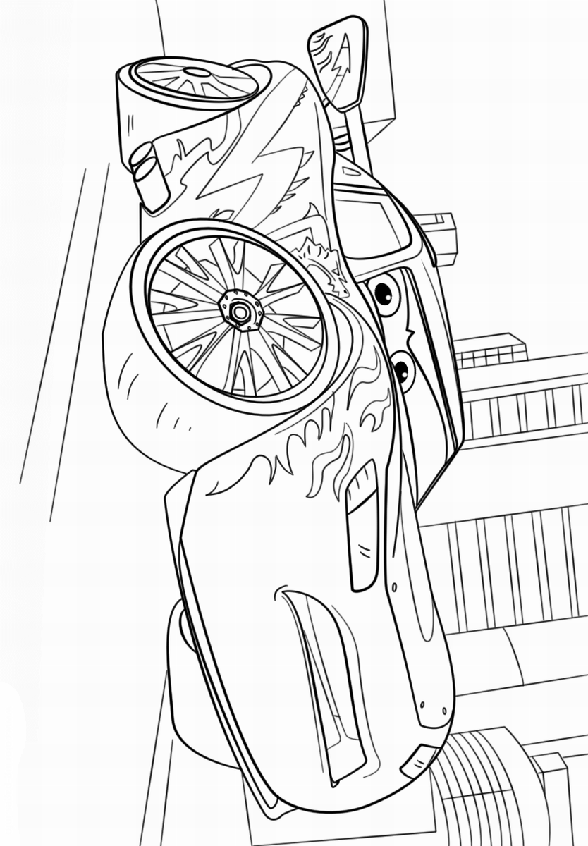834x1200 Cars 3 Coloring Pages