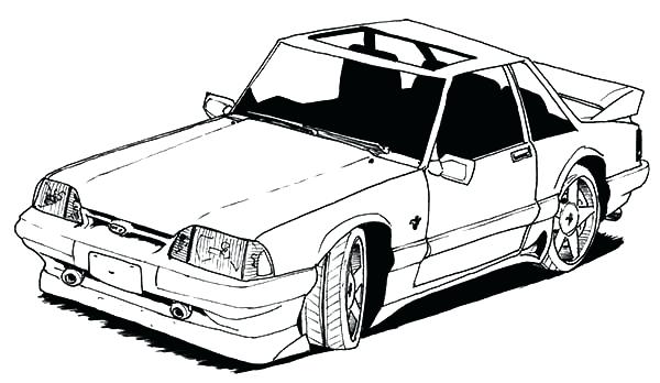 600x348 Old Car Mustang Coloring Pages Best Place To Color Old Car Mustang