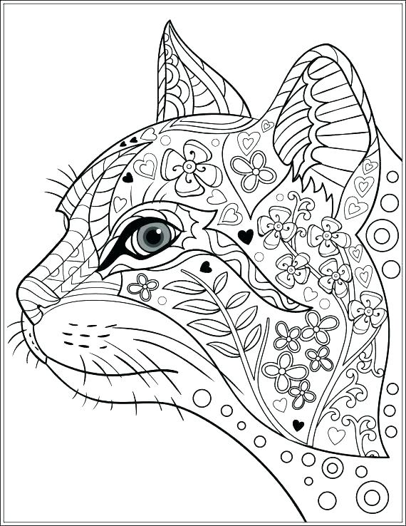 570x738 Coloring Pages Cats Kitten Coloring Pages Cat Coloring Book Pages