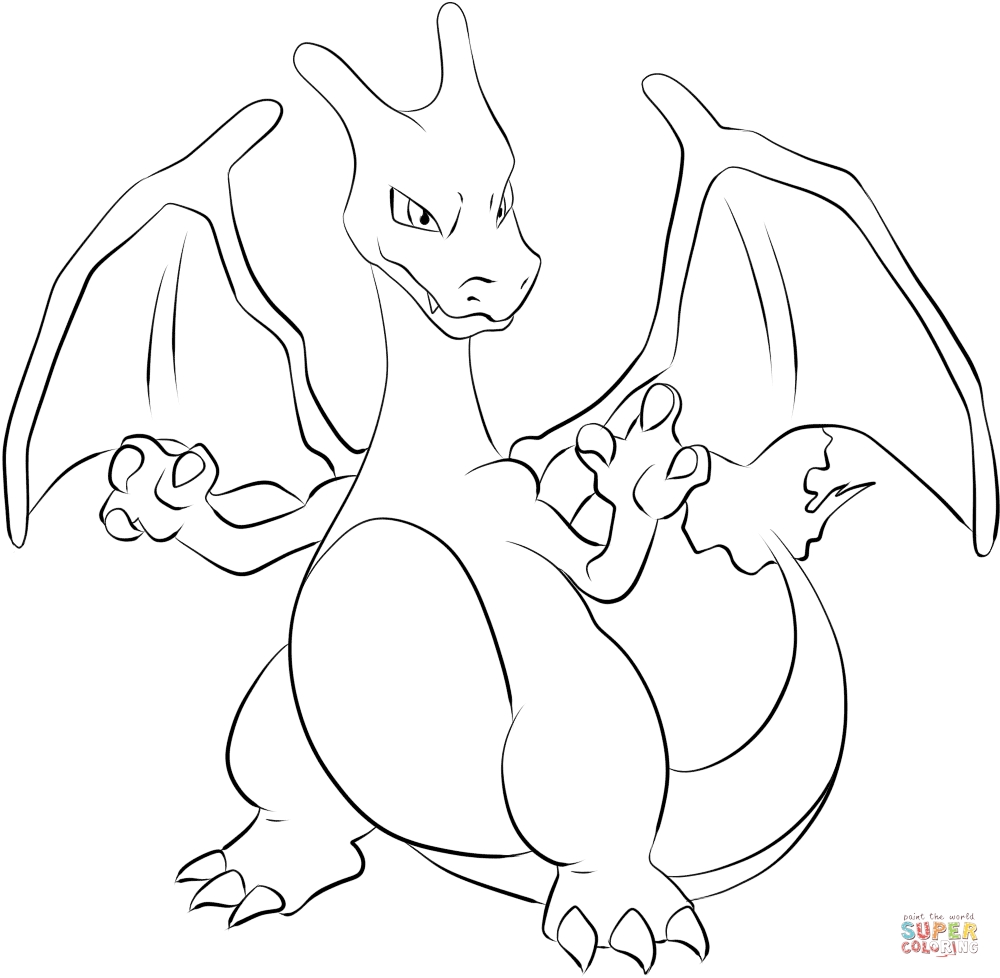 1000x978 Unique Pokemon Coloring Pages Charizard Collection Free Coloring