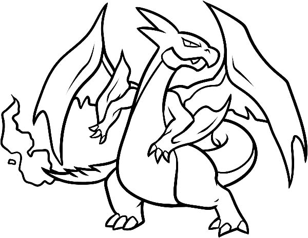 600x465 Charizard Coloring Pages How To Draw A Charizard Coloring Page
