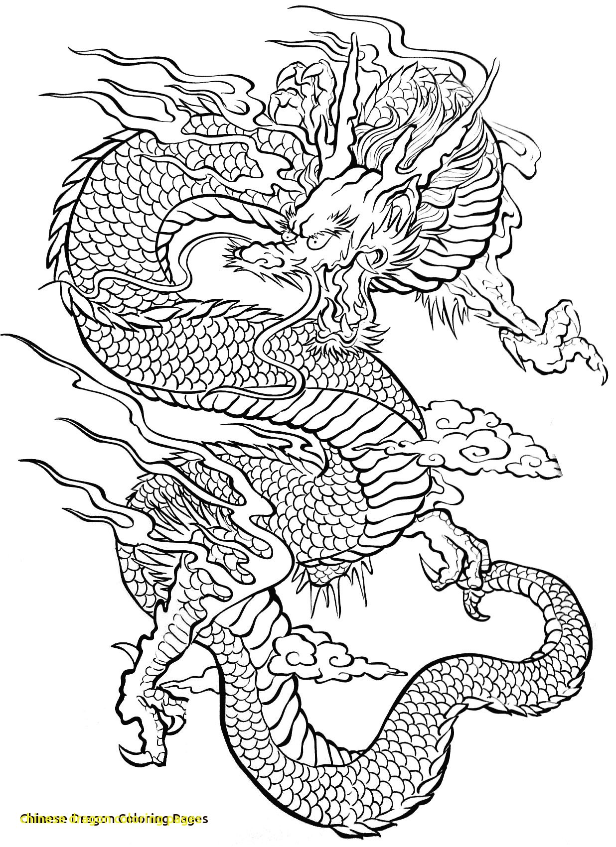 1236x1701 Chinese Dragon Coloring Pages