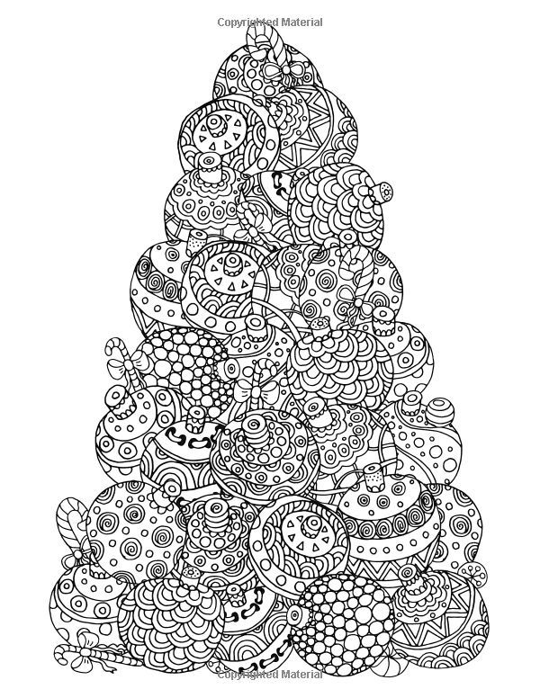600x776 Christmas Coloring Book A Stress Management Coloring Book