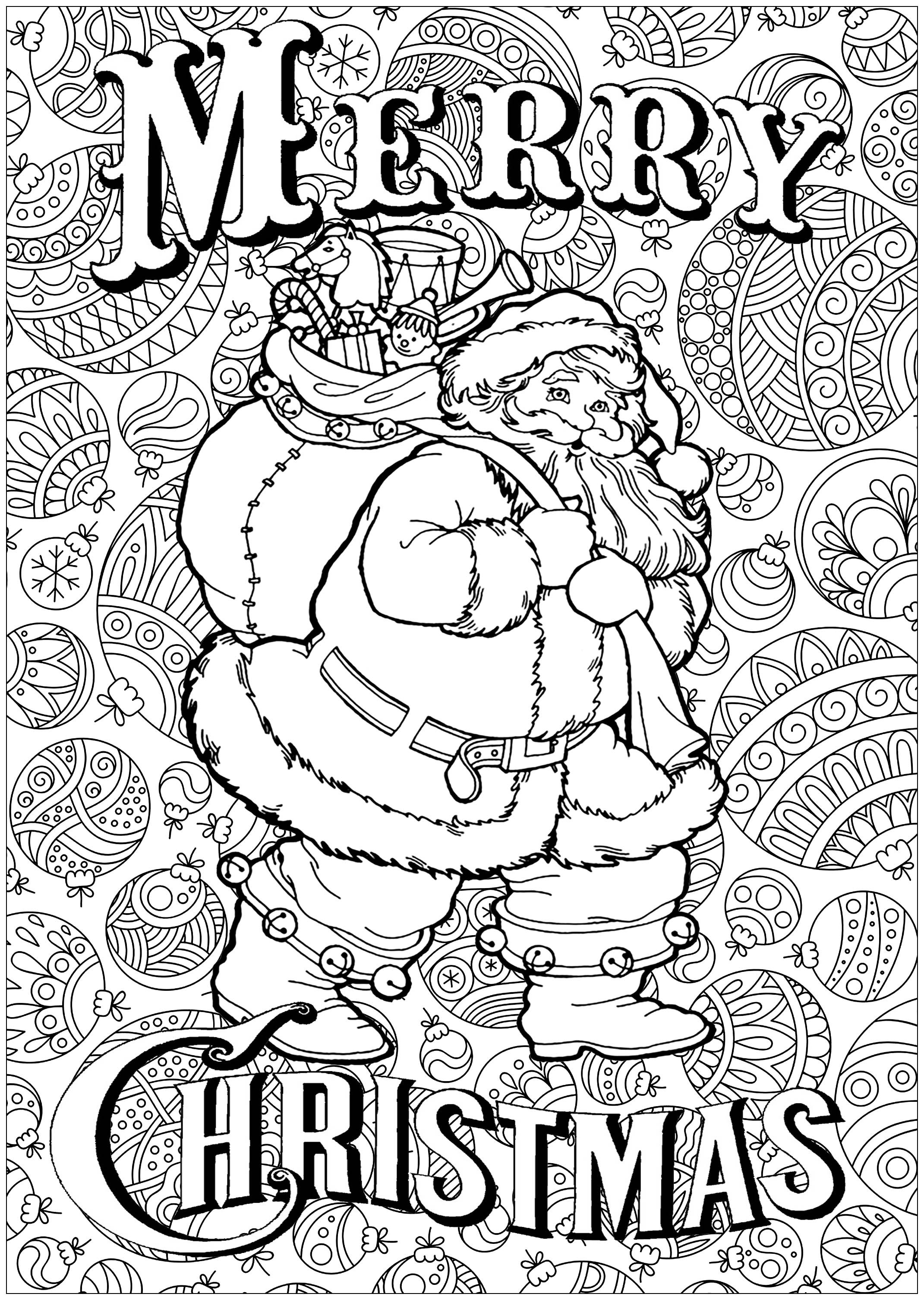 2141x3011 Coloring Pages For Christmas Adults