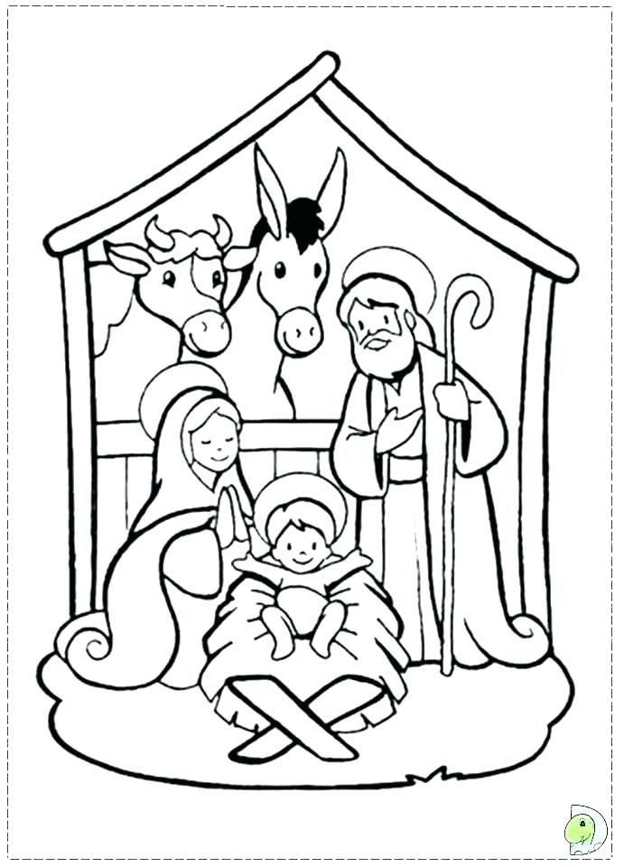 Nativity Coloring Sheets 691x960 Nativity Coloring Sheets