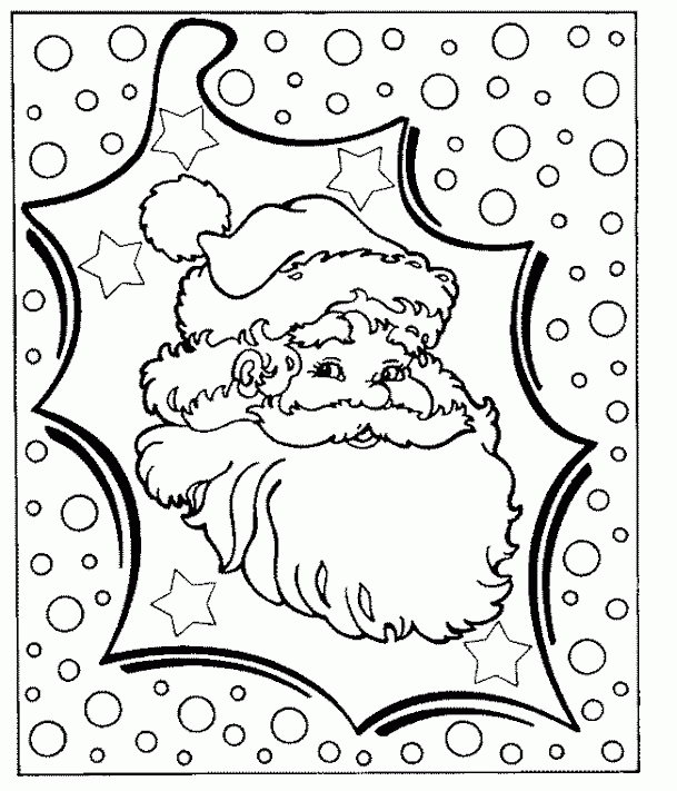 Kids N 85 Coloring Pages Of Christmas Santa Claus 609x711 Kids N 85 Coloring Pages Of Christmas Santa Claus
