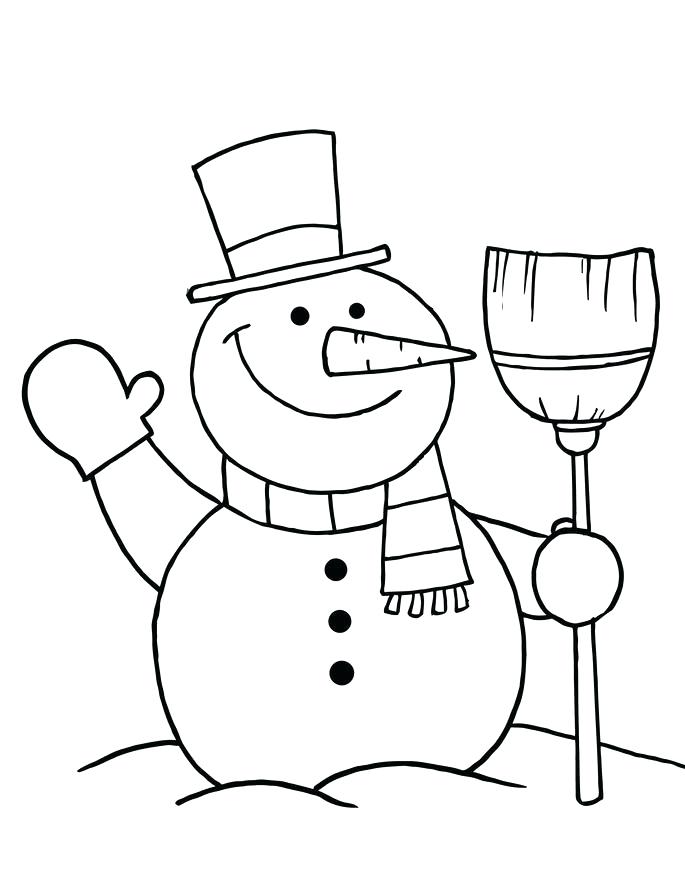 Christmas Snowman Coloring Pages Free Printable Snowman Playing 685x886 Christmas Snowman Coloring Pages Free Printable Snowman Playing