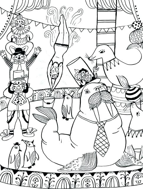 Circus Coloring Page Circus Coloring Sheets Preschoolers Clown 485x640 Circus Coloring Page Circus Coloring Sheets Preschoolers Clown