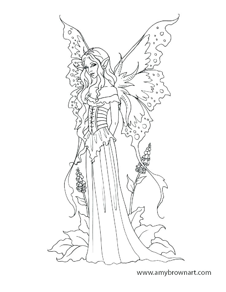 736x952 Fairy Printable Coloring Pages