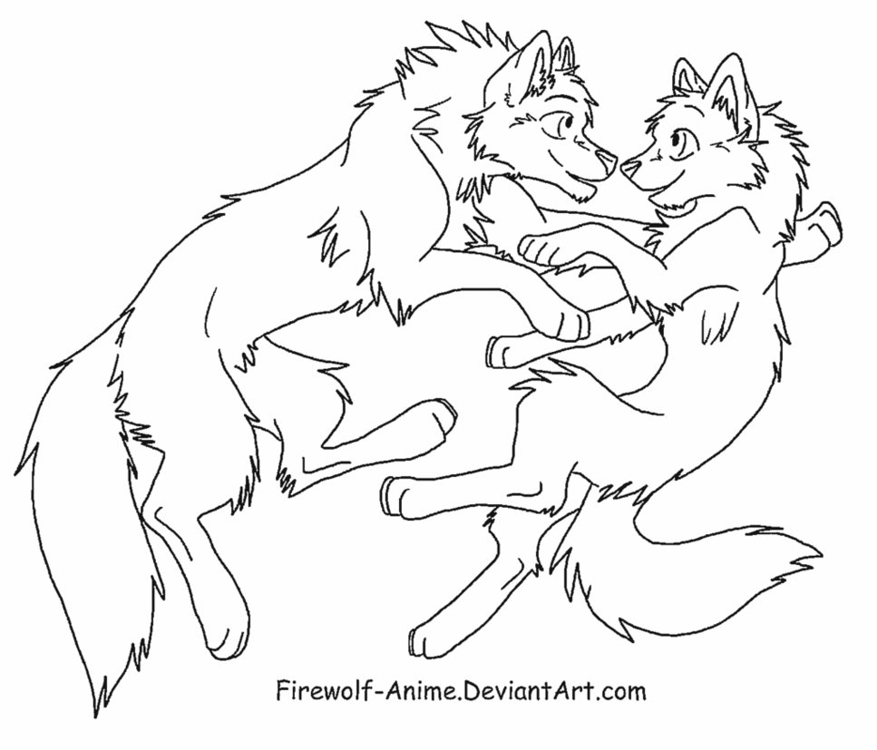 967x827 Wolf Couples Coloring Pages Printable Coloring For Kids 2018