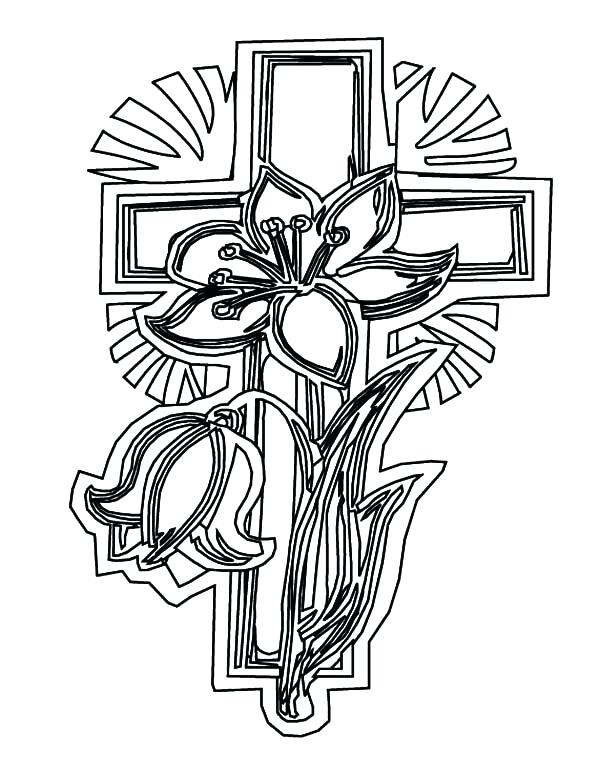 Coloring Pages Crosses Coloring Pages Of Crosses Coloring Page 600x777 Coloring Pages Crosses Coloring Pages Of Crosses Coloring Page