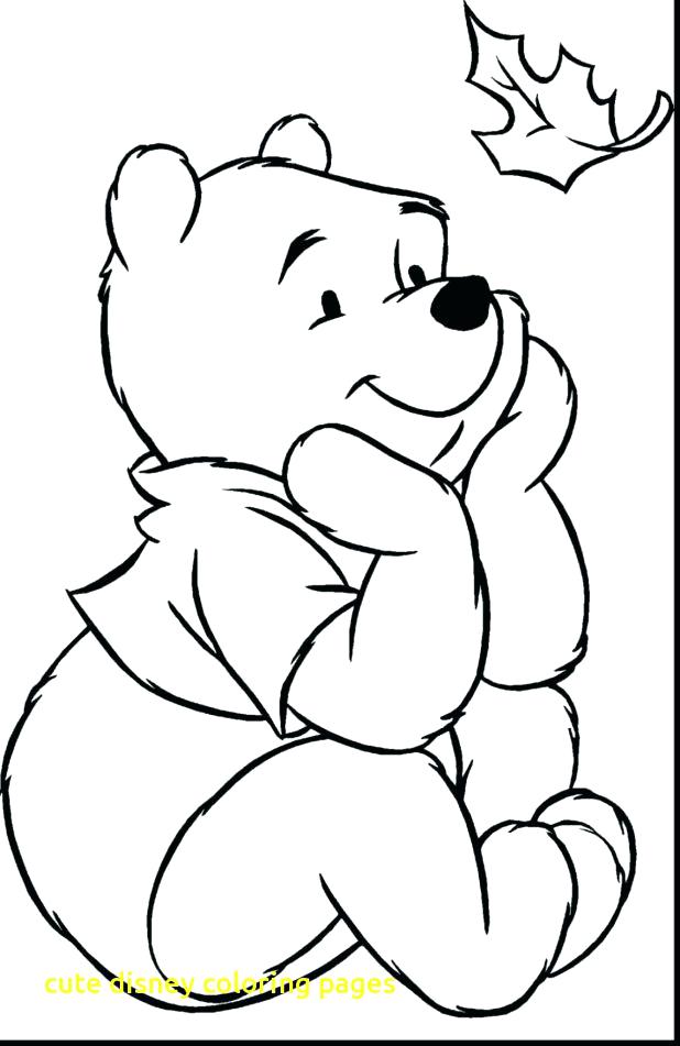 Cute Disney Coloring Pages Cute Coloring Pages With Coloring 618x951 Cute Disney Coloring Pages Cute Coloring Pages With Coloring