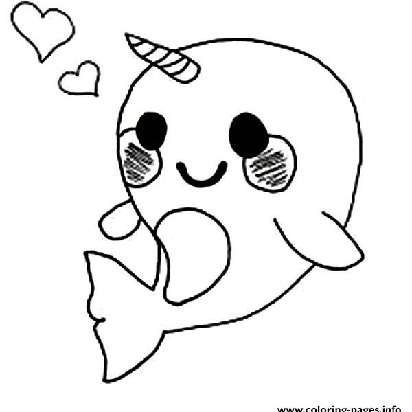 Really Cute Coloring Pages Cute Ba Narwhal Coloring Page Coloring 600x600 Really Cute Coloring Pages Cute Ba Narwhal Coloring Page Coloring