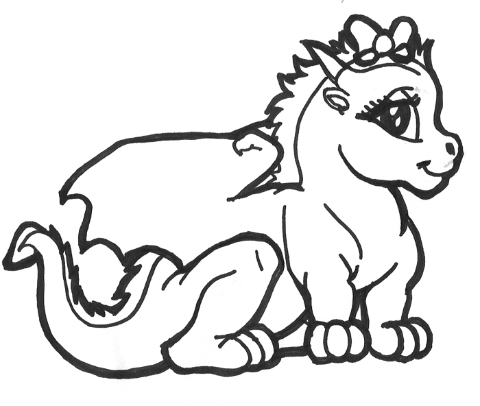 Cute Dragon Coloring Pages Cute Ba Dragon Coloring Pages 700x592 Cute Dragon Coloring Pages Cute Ba Dragon Coloring Pages