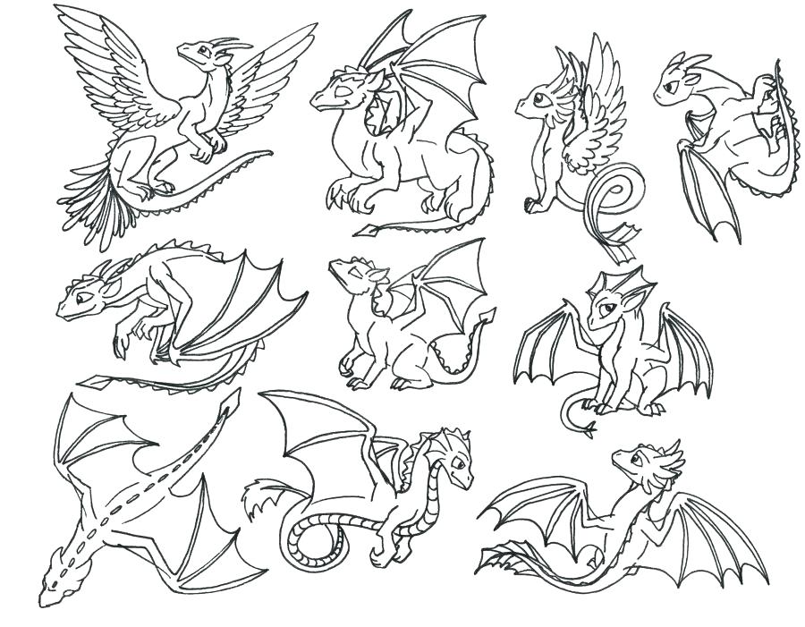 Baby Dragon Coloring Pages 900x701 Baby Dragon Coloring Pages