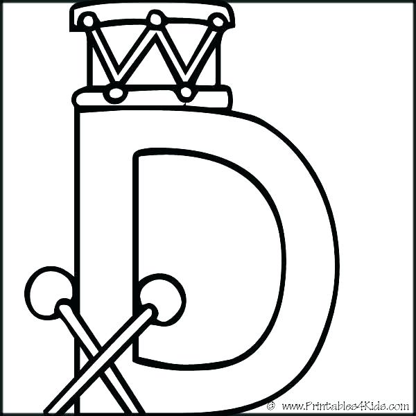 600x600 Letter D Coloring Pages Free Printable Coloring Pages For Kids