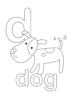 238x320 Alphabet Coloring Pages