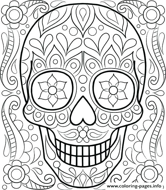 550x627 Skull Bones Anatomy Coloring Pages Skull Coloring Pages Day