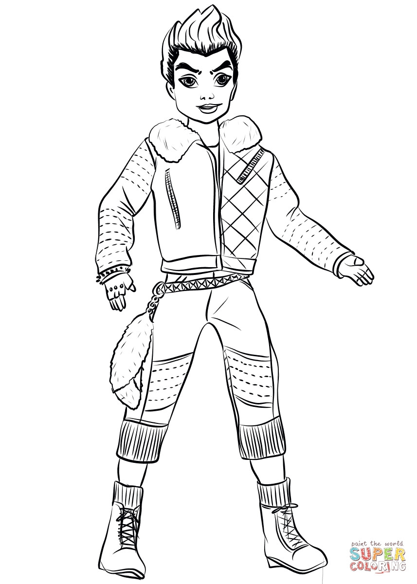 Descendants Coloring Pages Printable Free For Kids 2018 Showy Acpra 857x1200 Descendants Coloring Pages Printable Free For Kids 2018 Showy Acpra