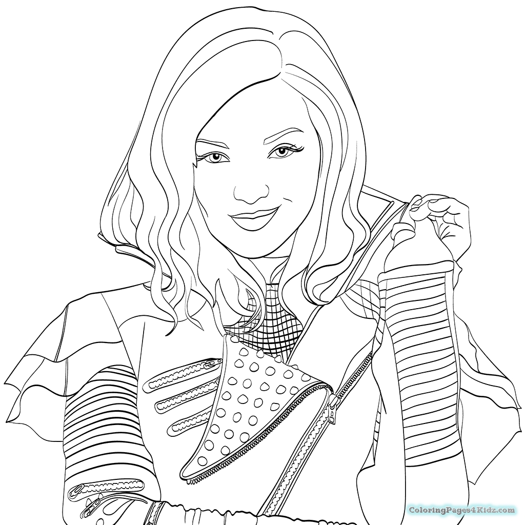 Coloring Pages Descendants 2