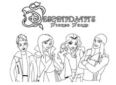 Free Disney Descendants Coloring Pages Descendants, Birthdays 236x174 Free Disney Descendants Coloring Pages Descendants, Birthdays