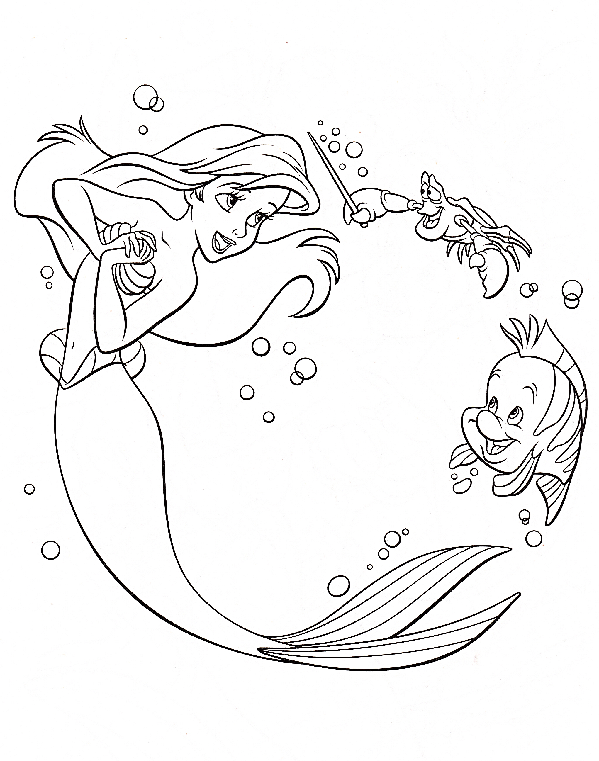 Best Of Little Mermaid And Flounder Coloring Pages 2043x2596 Best Of Little Mermaid And Flounder Coloring Pages