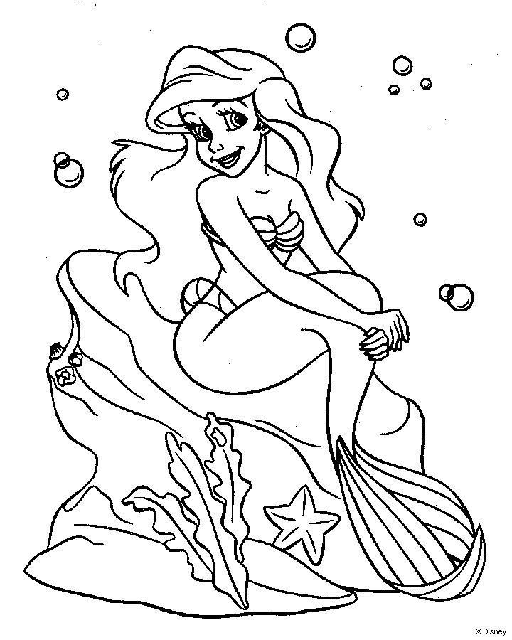 Free printable coloring pages Ariel Free Printable Coloring 720x900 Free printable coloring pages Ariel Free Printable Coloring
